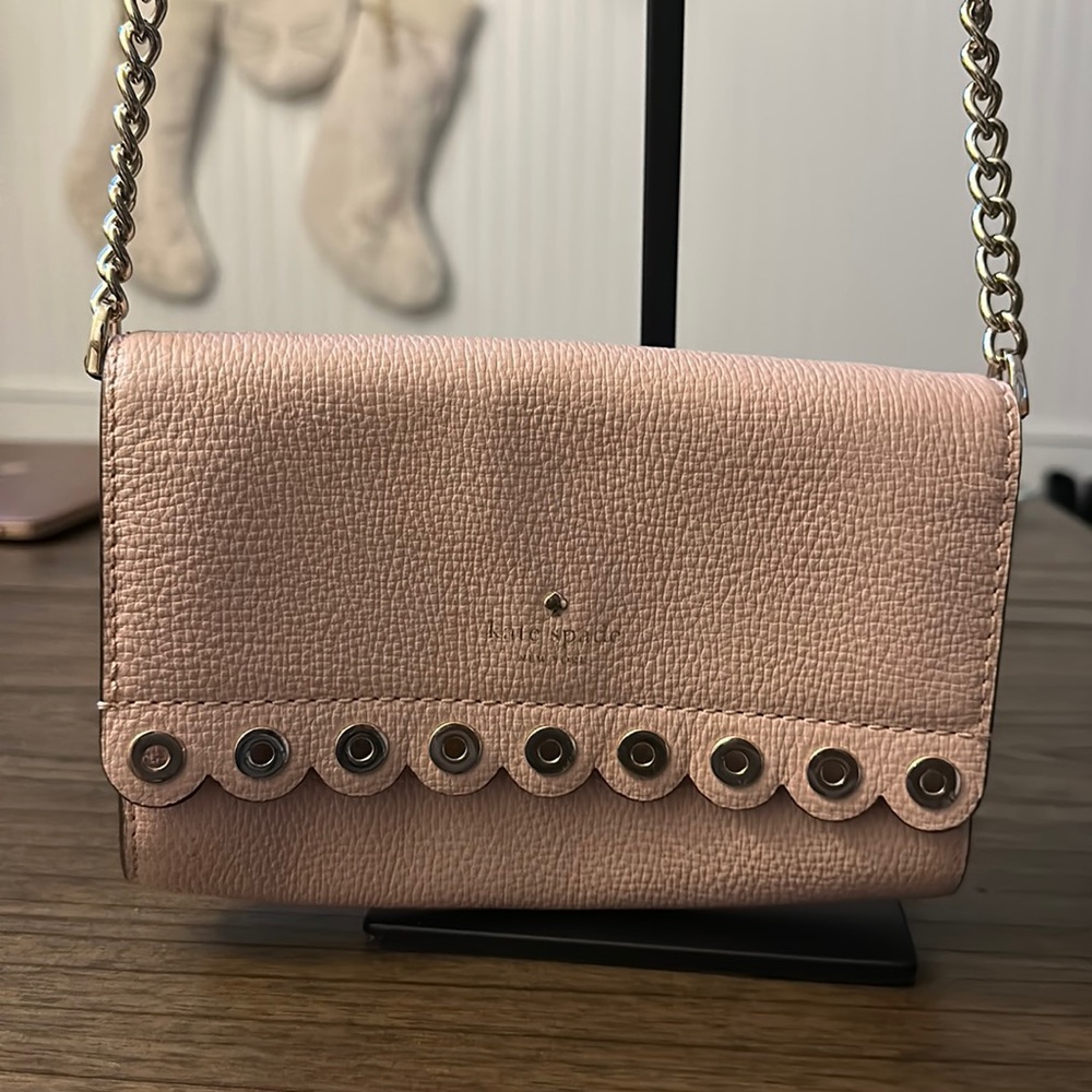 Kate Spade Blush Clutch with Strap